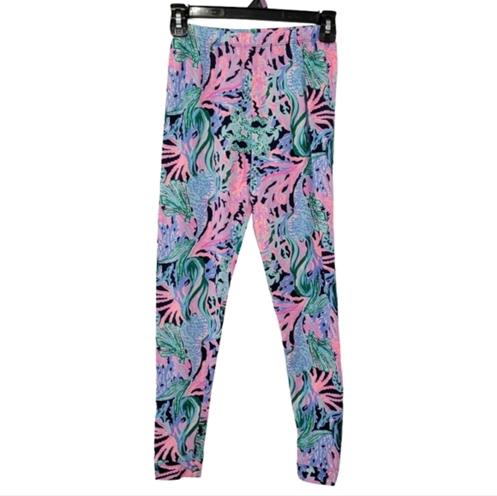 Lilly Pulitzer Girls Leggings or‎ Pajama Pants Size 14 Bring the Mermaid Back